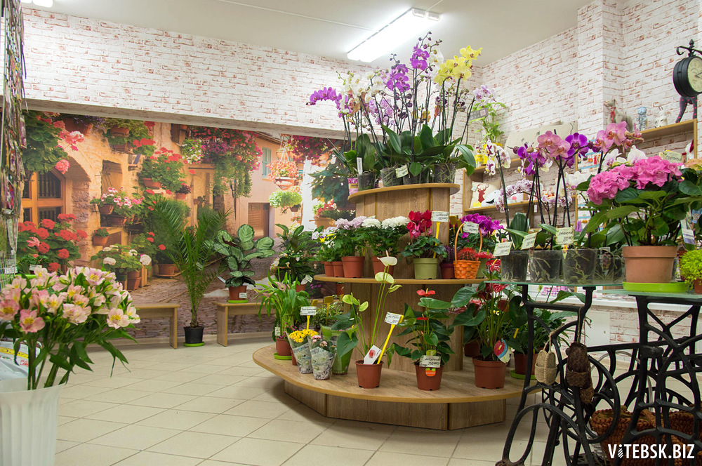 Магазин цветов и подарков ручной работы Цветочный переулок в Витебске