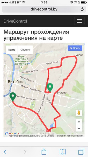 Карта витебск автобусы