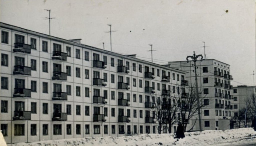 Микрорайон по Смоленскому шоссе в 1960-е годы.Фото из фондов Музея Шмырева