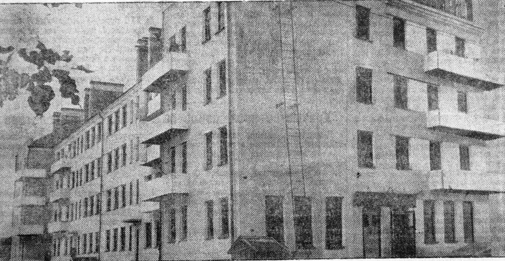 Дом в поселке Новый Быт. Фото И.Лосева. Витебский рабочий, 16 октября 1939 года