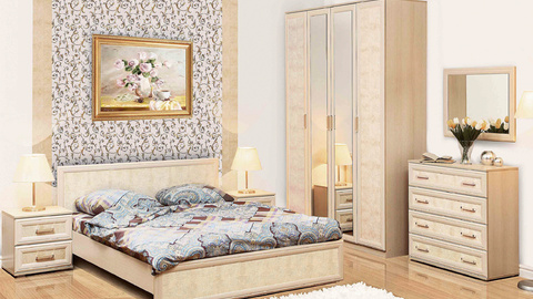 Фабрика «Олмеко» набор мебели для спальни «Волжанка»