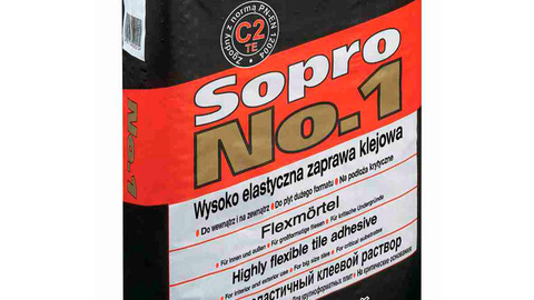 Клей для плитки высокоэластичный Sopro №1 (400), 25 кг, Польша.