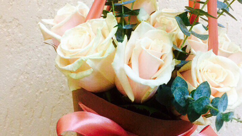 Сумочка-конус с розами