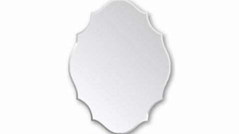Зеркало 4 мм, фигурное, с фацетом 15 мм, 800×600