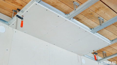 Облицовка стен, монтаж потолка и перегородок из гипсокартона
