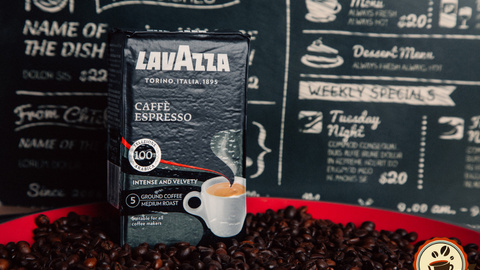 LAVAZZA Espresso 100% Арабика 250 г молотый (вакуум)