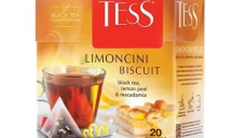 Чай TESS Limoncini Biscuit 20*1,8 г черный