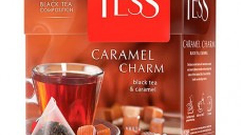 Чай TESS Caramel charm 20*1,8 г черный