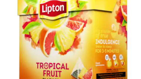 Чай LIPTON Tropical Fruit 20*1,8 г черный
