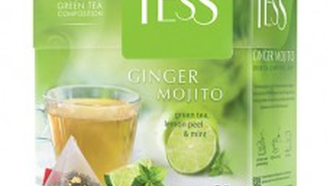 Чай TESS Ginger Mojito 20*1,8 г зеленый