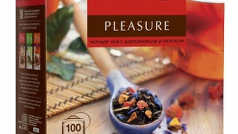 Чай TESS Pleasure 100*1,5 г черный