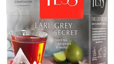 Чай TESS Earl Gray Secret 20*2 г черный