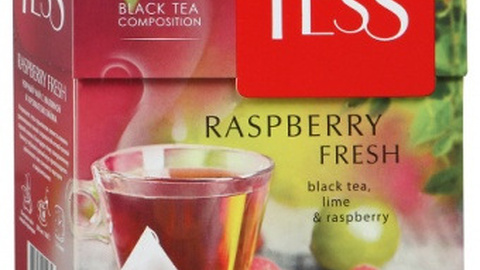 Чай TESS Raspberry Fresh 20*1,8 г черный