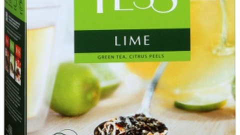 Чай TESS Lime 100*1,5 г зеленый