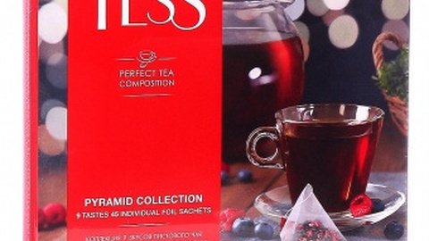 Чай TESS Pyramid Collection набор 40*1,8 г и 5*2 г