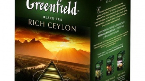 Чай GREENFIELD Rich Ceylon 20*2 г черный
