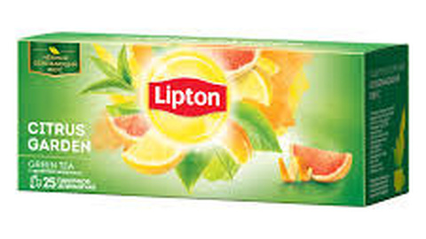 Чай LIPTON Citrus Garden Green Tea 25*1,4 г зеленый