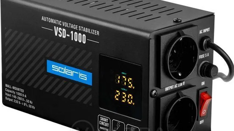 Стабилизатор напряжения Solaris VSD-1000 (SL4510-2)