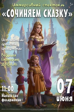 Сочиняем сказку. Афиша концертов